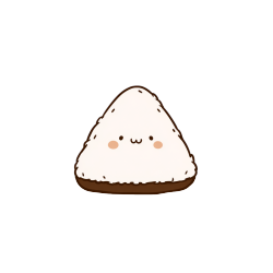 可爱饭团插图