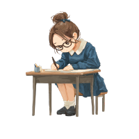 女孩插画设计