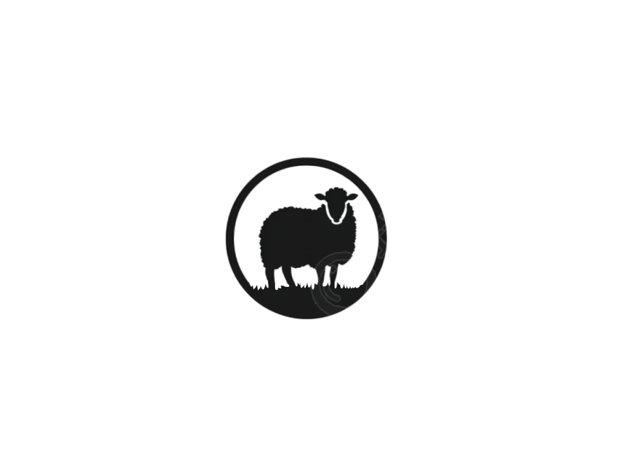 羊logo矢量插画