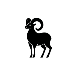 白色透明底万像素白羊座图形