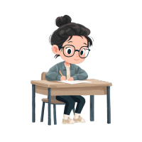 可爱小女孩插画设计