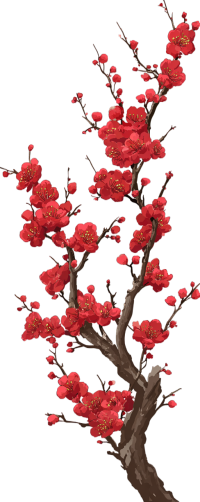 中国风梅花元素