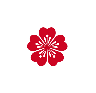 梅花logo简约元素