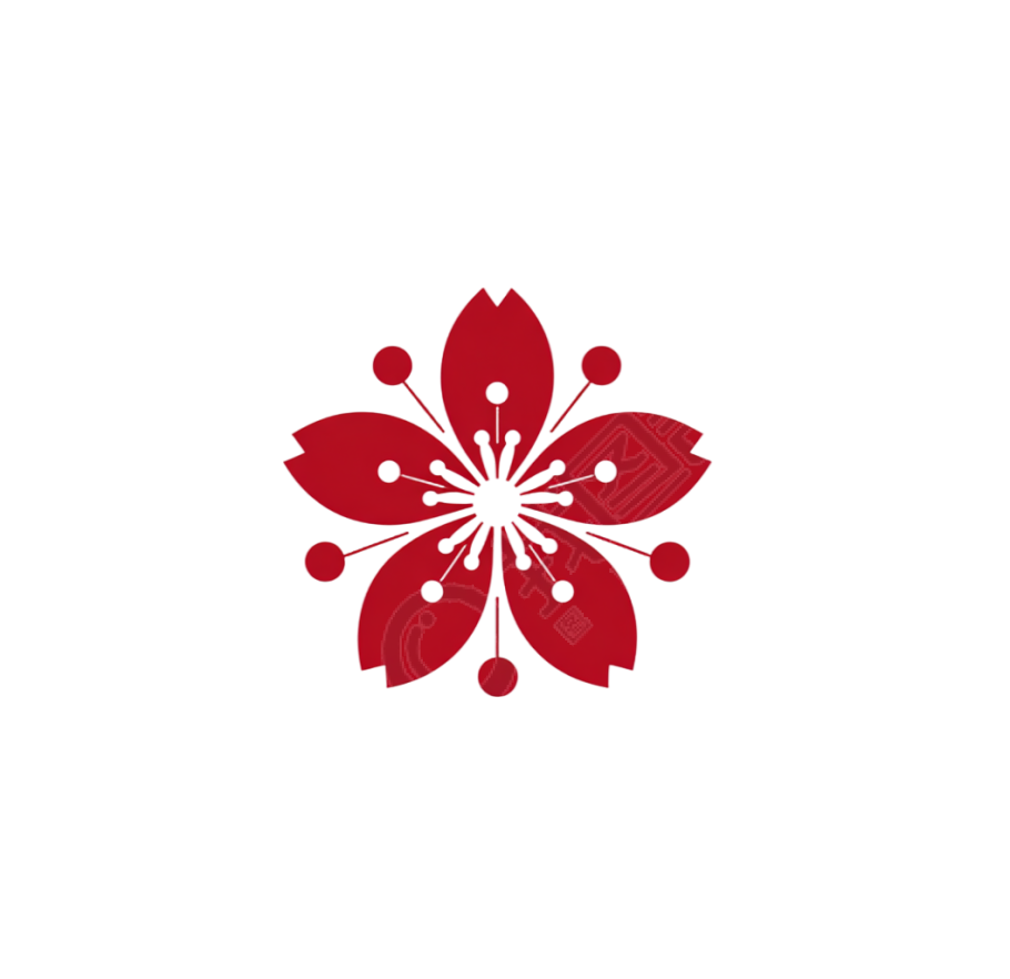 梅花logo简约素材