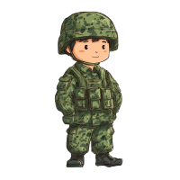 军训可商用插图