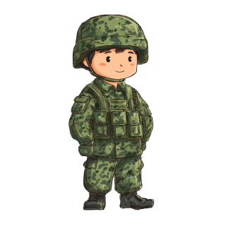 军训可商用插图