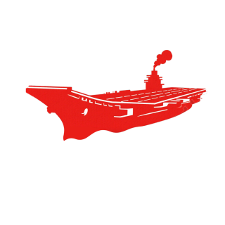 阅兵航空母舰素材