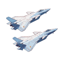 阅兵战斗机插画