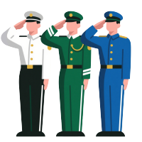 阅兵军人礼仪素材