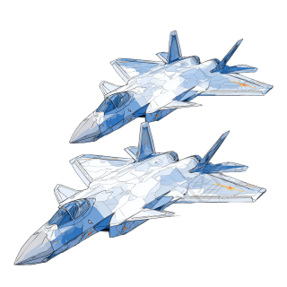 阅兵战斗机插图