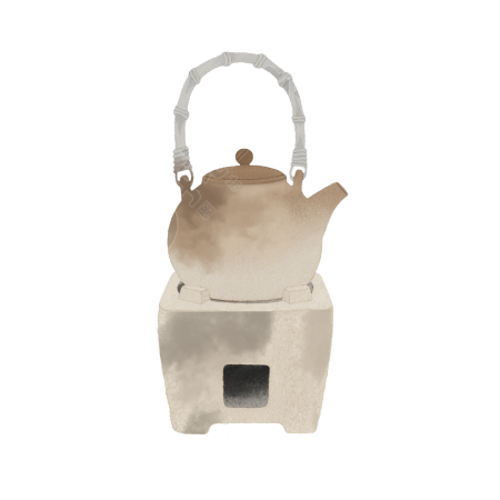 中式茶壶商用插画