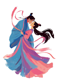 仙侠传说插画设计