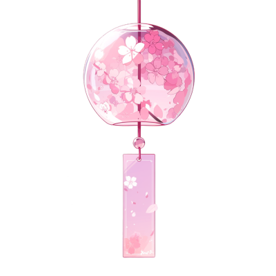 樱花风铃PNG元素