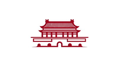 天安门红色简约素材