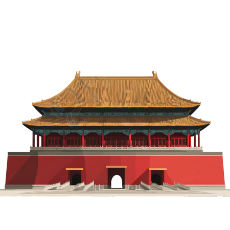 天安门透明背景元素