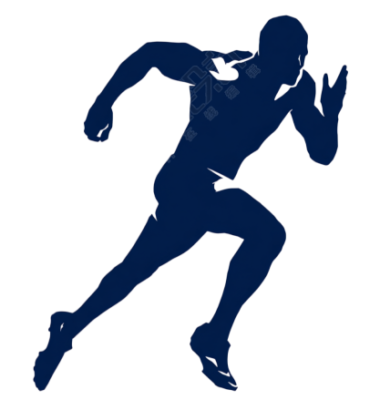 运动员跑步插图