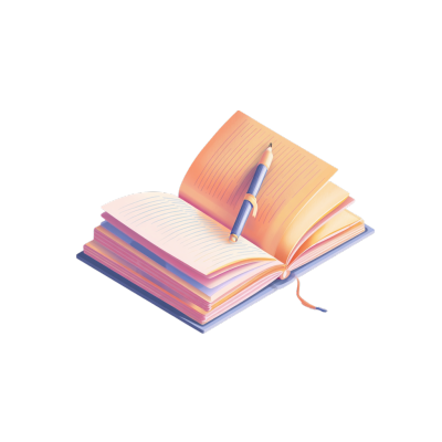 书本笔记PNG素材