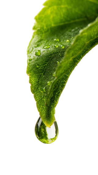 绿叶露水可商用素材