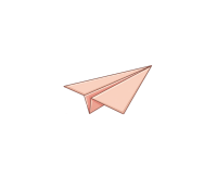 折纸飞机logo设计
