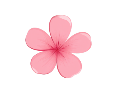 粉色花朵矢量元素