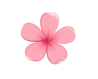 粉色花朵矢量图标