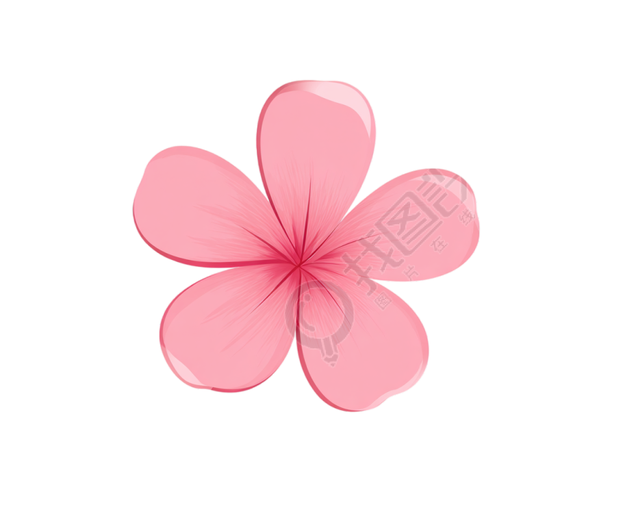 粉色花朵矢量元素
