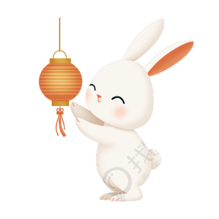 可爱兔子插画设计