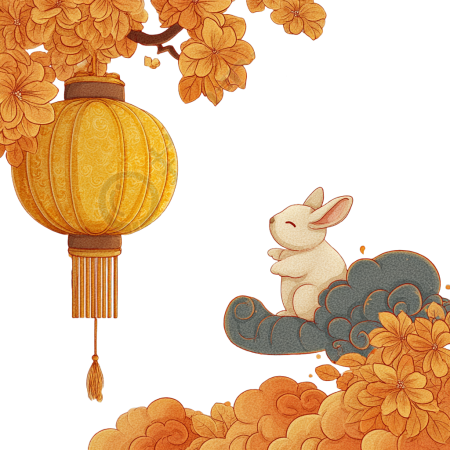 中秋节玉兔商用元素