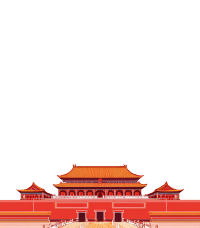 天安门国庆节插画