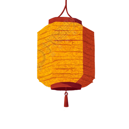 黄色灯笼可商用元素