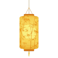 黄色灯笼可商用插画