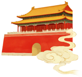 天安门祥云PNG素材