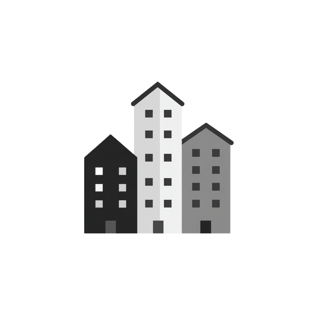 城市楼房简约元素