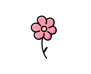 粉色花朵logo