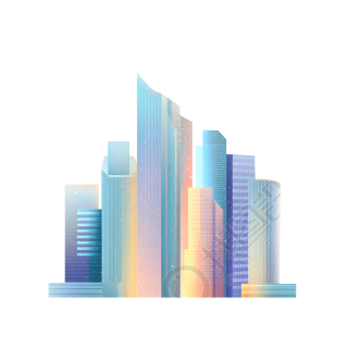 现代建筑城市矢量图