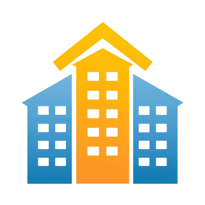 城市楼房简约插图
