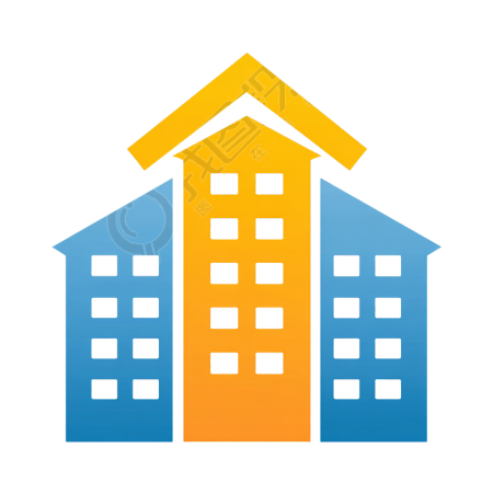 城市楼房简约插图