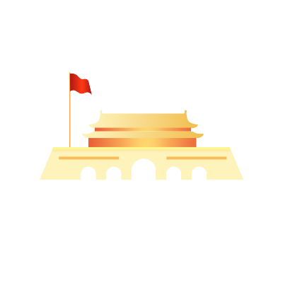 天安门广场矢量元素