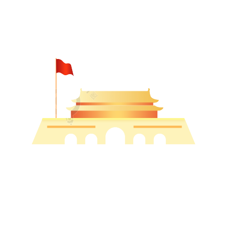 天安门广场矢量元素