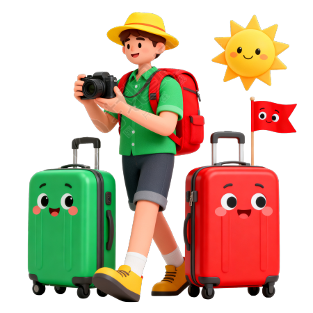 国庆节旅行商用素材