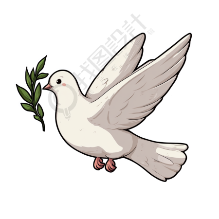 和平鸽PNG图形素材