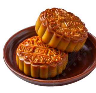 中式月饼美食图