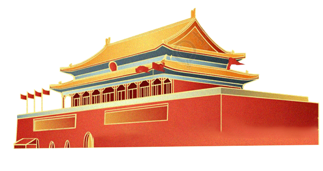 天安门传统建筑素材