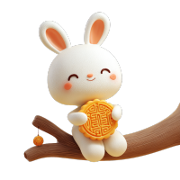 3D可爱玉兔素材