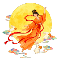 中秋节主题插画设计