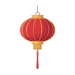 国庆节红灯笼PNG插图