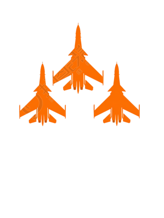 空军战机图标元素