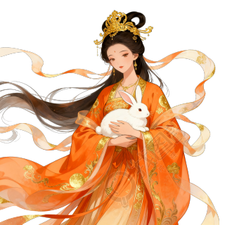 嫦娥中秋节主题插图