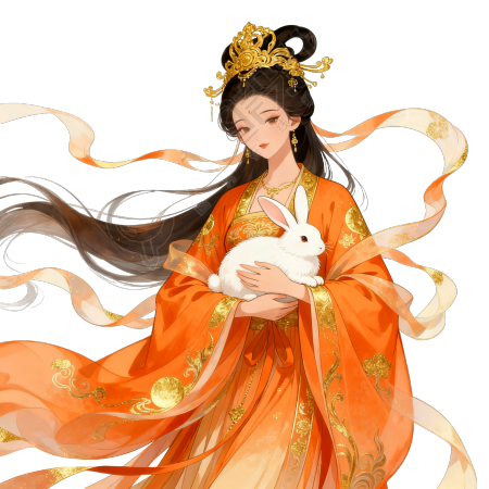 嫦娥中秋节主题插图