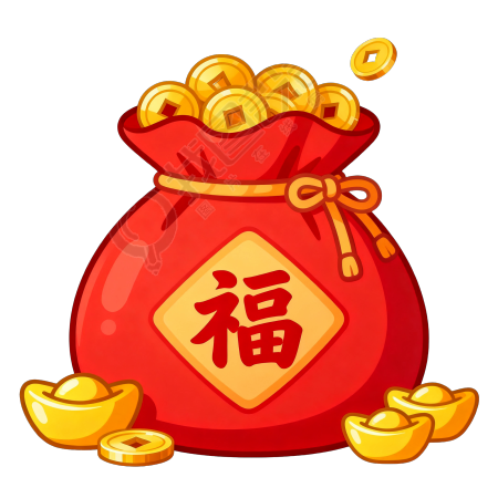 福袋PNG可商用素材